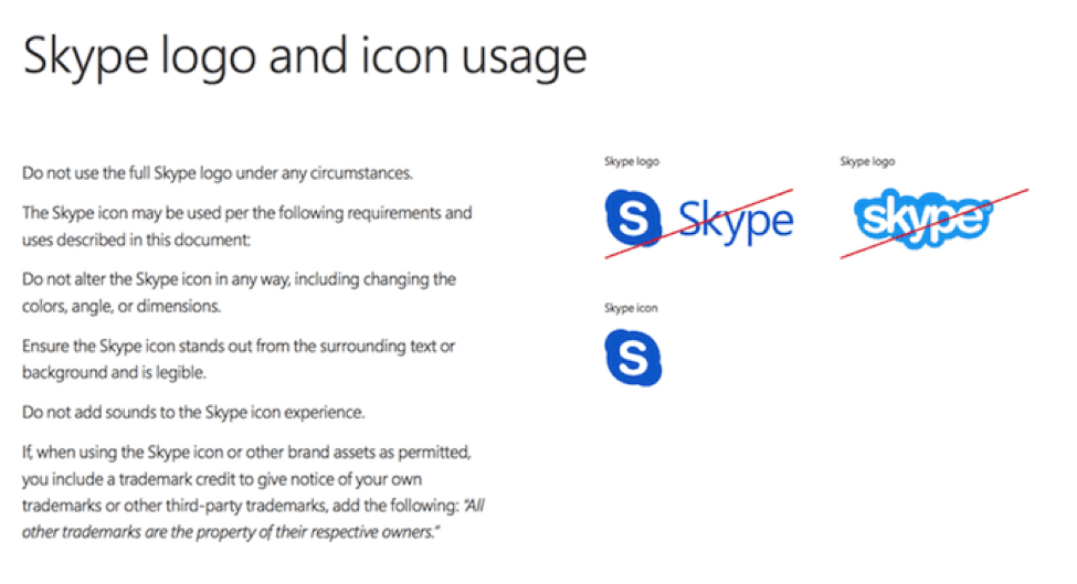 skype brand management