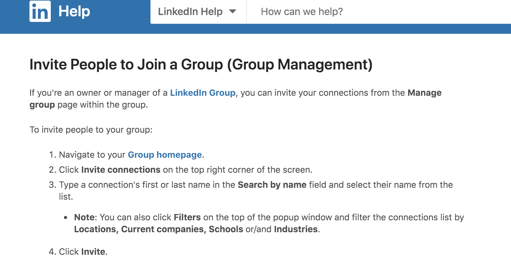 linkedin community