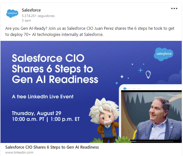 LinkedIn Post Examples We Can Learn From - Salesforce